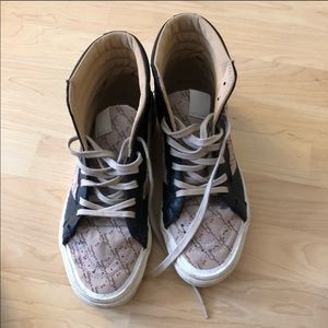 Vans hi top custom made